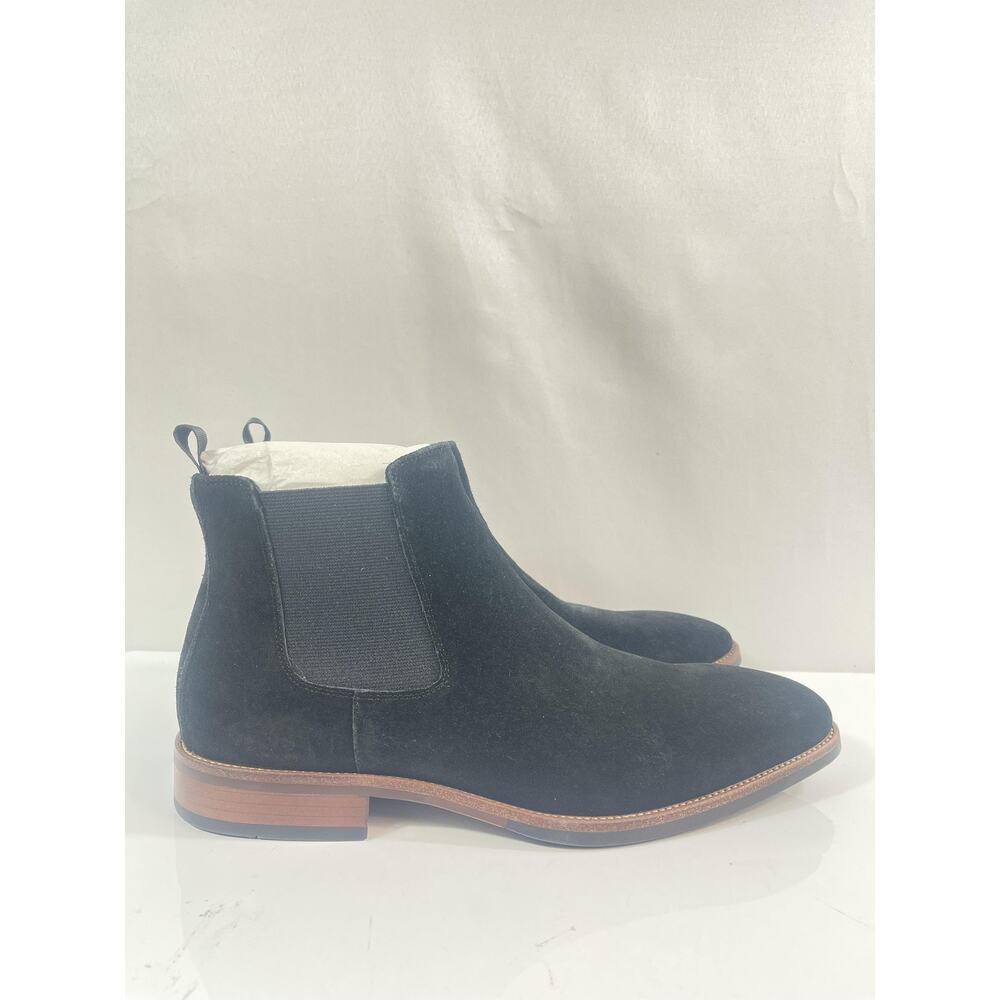 Vintage Foundry Co Boots Mens Size 10 Black Evans Suede Chelsea Ankle New Box - Picture 5 of 12